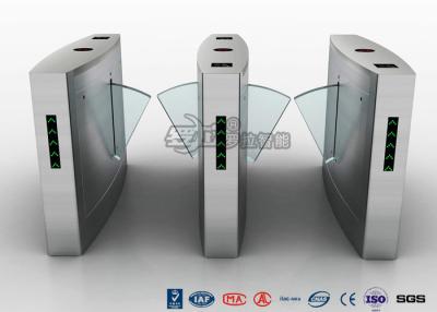 China Waist Height Turnstile Access Control Automatic Flap 12V DC With Ticketing System for sale