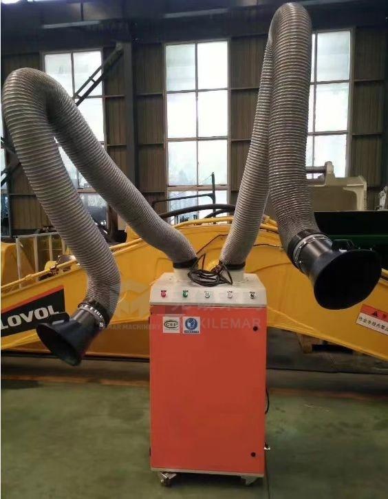Commercial dust collector system for welding applications