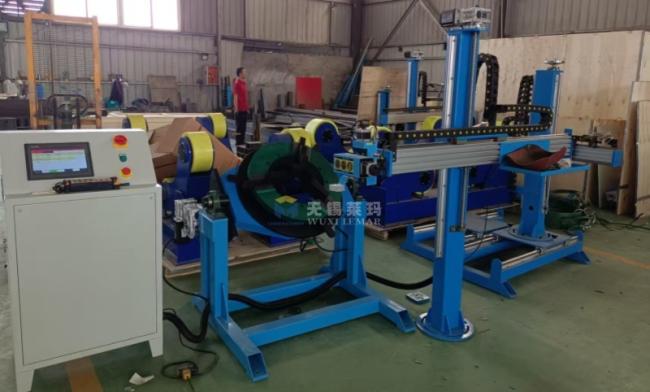 Technical view of BWJ-500 welding positioner
