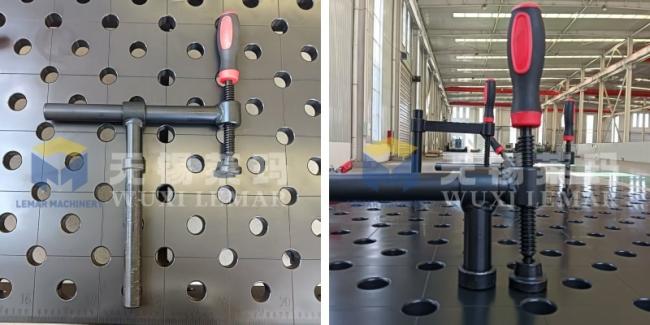 Clamp in use demonstration