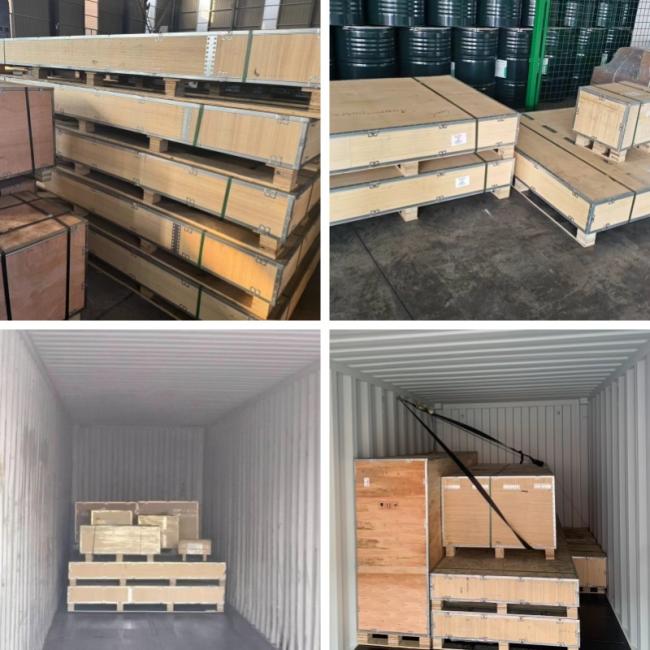 Export packaging for welding tables