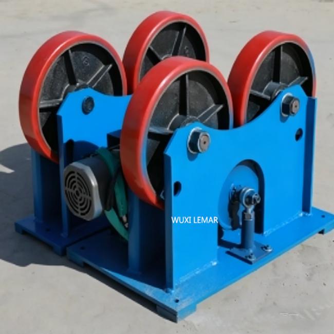 Close-up view of PU rubber rollers and drive mechanism