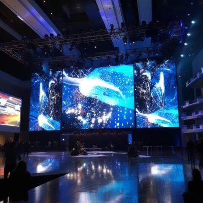 China High Contrast LED Display Video Wall P5 / P6 Indoor Rental LED Display for sale