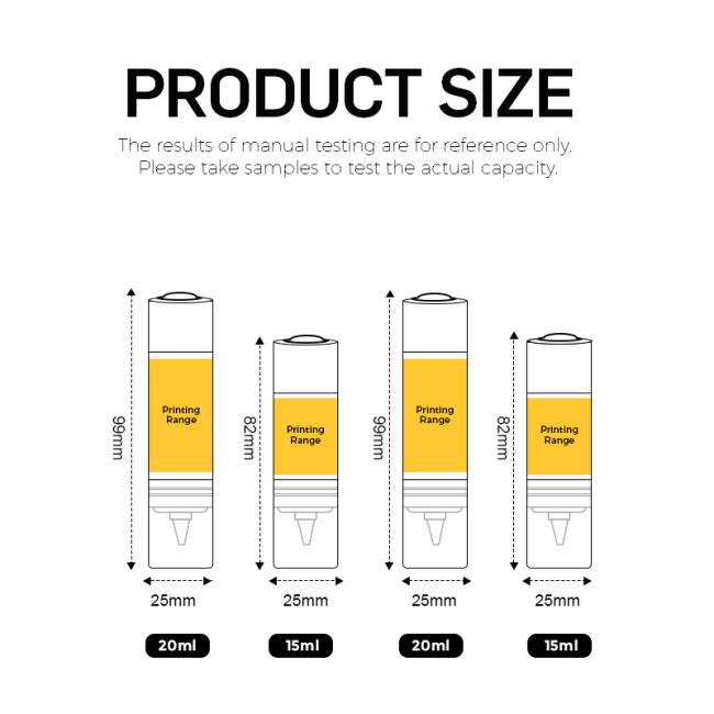 Syringe bottle cutting line diagram