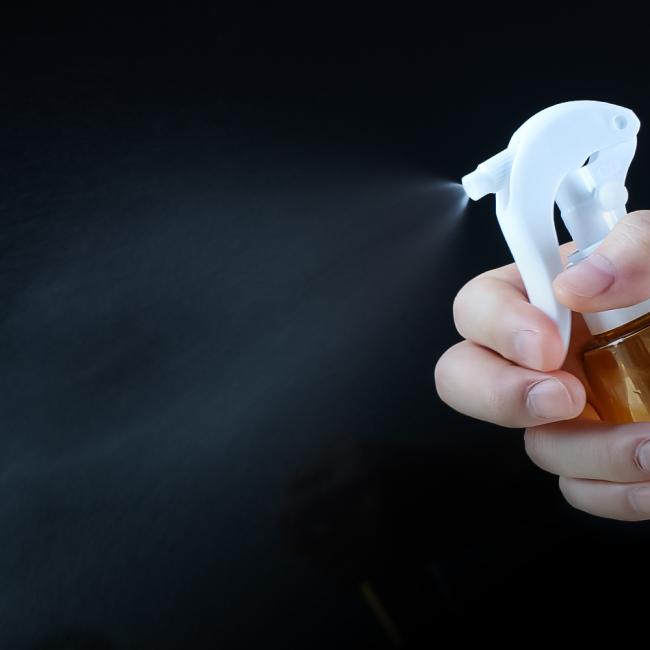 Spray bottles in various application scenarios