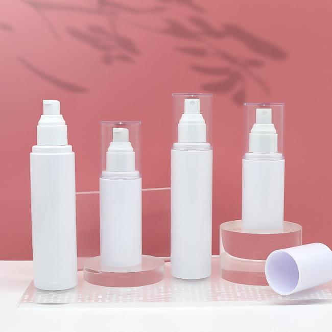 Cap options for PET spray bottles