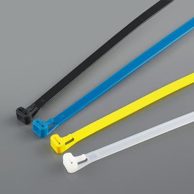 China 12 Inch Color Releasable Cable Tie Nylon 66 Heavy Duty Reusable Zip Ties for sale