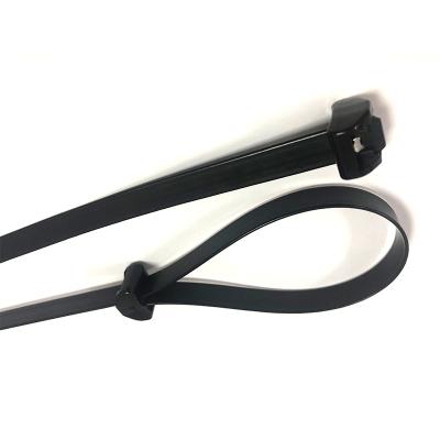 China Corrosion Resistant Nylon Cable Tie Wire Management Edge Clip Zip Tie for sale