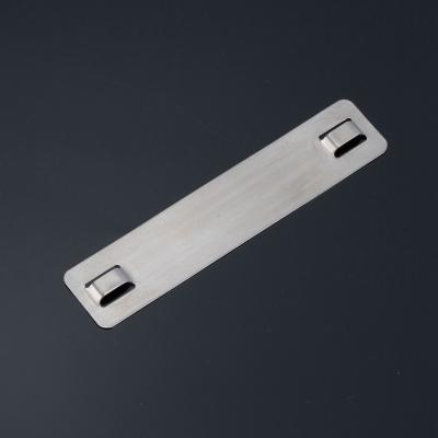 China Engraved Stainless Steel Cable Marker Plate 85mmx20mm X0.5mm SS Cable Tags for sale