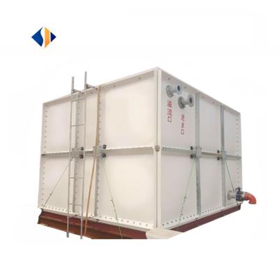 China 10000 Liter Large Food Grade FRP Modular Panel Water Storage Tank High Shear Strength for sale
