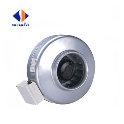 China Economical Hydroponics Grow Room Duct Inline Centrifugal Mini Fan With Steel Blade for sale