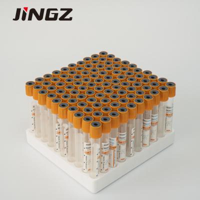 Chine Tube en verre de collection de sang des tubes 2ml-10ml d'activateur de caillot de sérum de coagulant à vendre