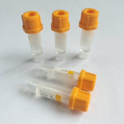 Chine le tube de collection de sang de vide de l'enfant 0.25ml-1ml non gélifient des tubes de Vacuum à vendre