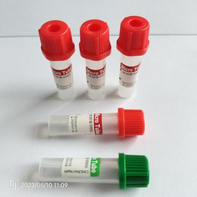 China CE ISO13485 Pediatric Micro Blood Collection Tube 11*45mm For Geriatriatric Patient for sale