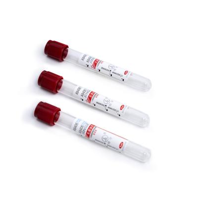 China No Additive Plain Red Top Blood Tube 0.5ml-10ml for sale