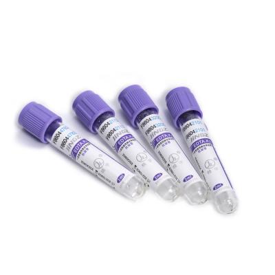 China CE Mark Lavender Top EDTA Tube 8ml-10ml Edta K3 Blood Collection Tubes for sale