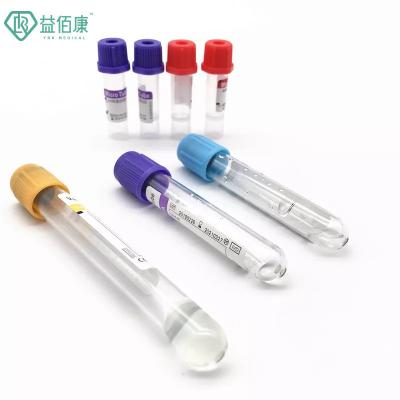 China Medical Non Vacuum Micro Blood Collection Tube 0.25ml 0.5ml 1ml EDTA K2K3 / Gel Tubes for sale
