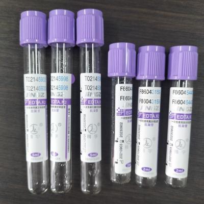 China Purple Color EDTA Tube With Violet Label For Optimal Sample Collection for sale