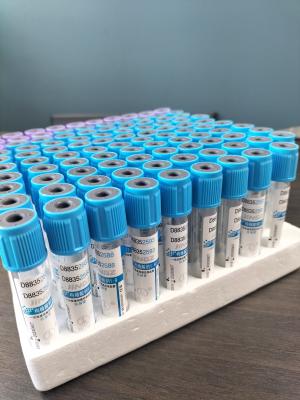 Chine Tubes de prélèvement sanguin médical Citrate de sodium 3,2% avec tubes d'essai bleus à vendre