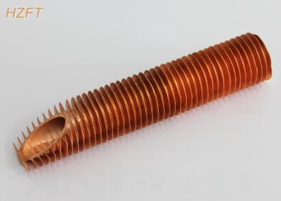 China Pelo rolo que forma o tubo de aleta do cobre do processo para o refrigerador do central elétrica com C12000/C12200 à venda