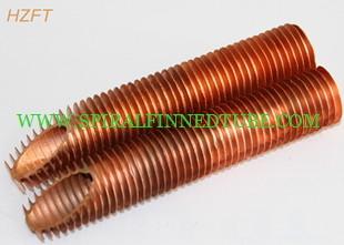 China Low Thermal Resistance Copper Finned Tube Flexible For Automotive Engineering for sale