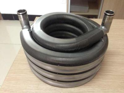 China Laser Welded Finned Tube Coil For Oil Cooler / Solar System / Water Heating for sale
