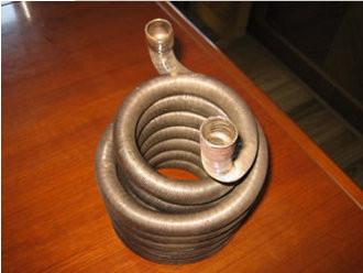 China OEM  Welded Finned Stainless Steel Tube Coil / Heating and Cooling Coils for sale