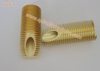 China By Roll Forming Process , Copper Spiral Finned Tube For Liquid Cooling And Heating​ for sale