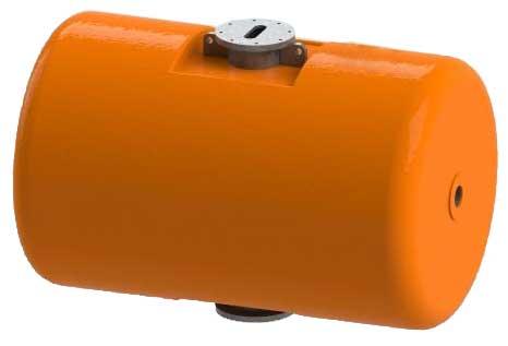 Commercial mooring buoys with chain through design