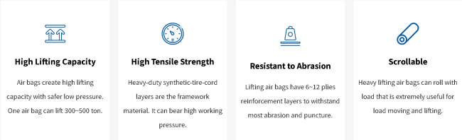 Heavy lifting airbag manufacturing process