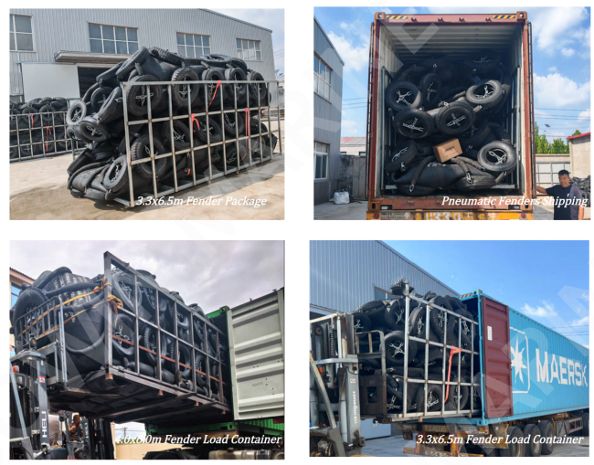 Deflated Yokohama Type Floating Pneumatic Rubber Fenders for shipping