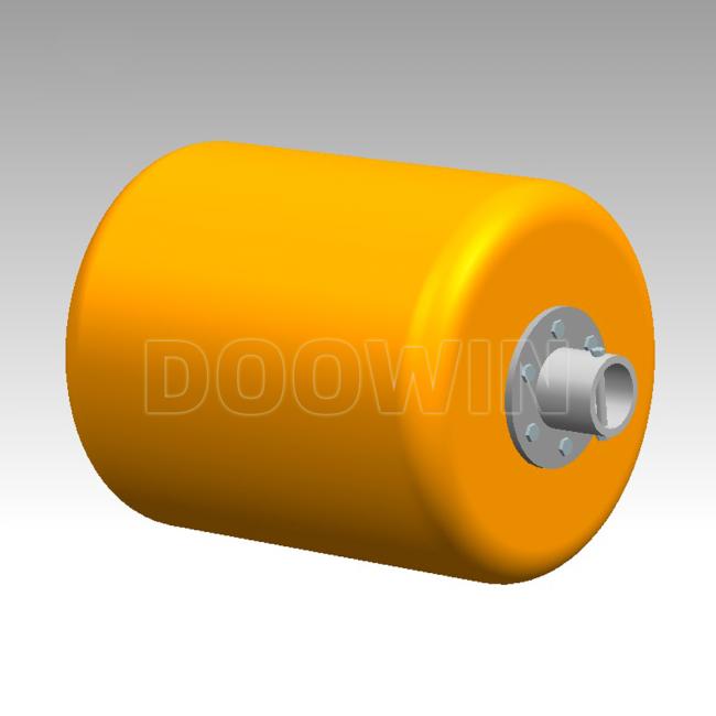 Chain through buoy in operational use