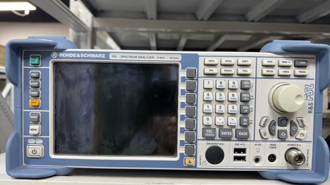 Close-up of display and controls
