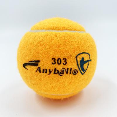China 65mm Colored Tennis Ball Coarse Cotton Cloth Polyester Rubber Tennis Balls for sale