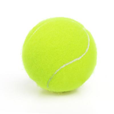China Rubber Training Fetch Tennis Racket Ball Pet Safe Dog Tennis Ball for sale
