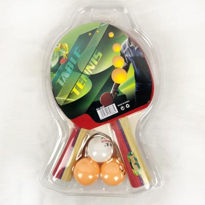 Chine Raquette faite sur commande de Ping Pong Paddle Set Tennis Table en bois de raquettes de ping-pong à vendre