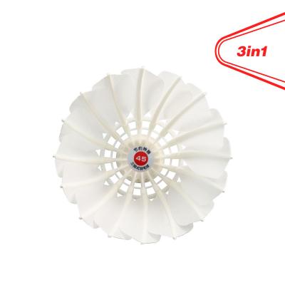 Chine 3in1 Badminton Shuttlecock Cheap Dmantis Popular in Many Countries Indonesia Popular Model à vendre