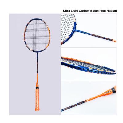 China                  85g OEM Printing Available Racket Full Carbon Graphite Racquet Badminton Best Professional Top Badminton Rackets for Training              en venta