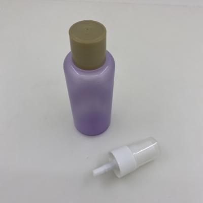 China Round Shape Plastic Spray Pump Bottle 80ml 100ml 120ml Capacity for sale