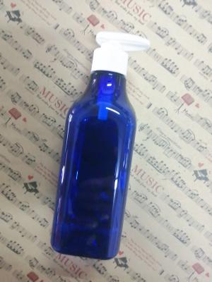 China 450ml Clear Shampoo Body Wash Bottles PET Material 67×67×117.5mm Size for sale