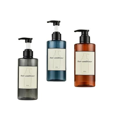 China 300ml Shampoo And Shower Gel Bottles Hot Stamping Plastic Material for sale