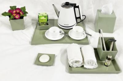 Chine Fournisseurs Tray Tea Leaf Box d'agréments d'invité d'hôtel de catégorie comestible à vendre