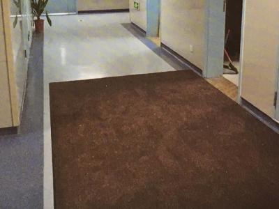 China Hotel Entrance Front Door Mat Indoor Grease proof synthetic rubber Backing for sale
