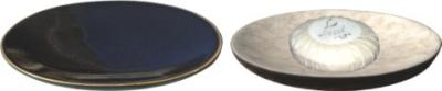 China Forma oval contemporânea do prato de sabão das fontes de mármore do banheiro da resina à venda