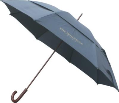 China Guarda-chuva relativo à promoção exterior Windproof punho curvado para o Guestroom do hotel à venda