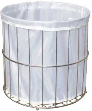 China Stainless Steel Laundry Basket for Linen smooth finish for sale