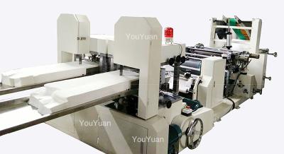China Máquina de papel seda grabada en relieve de la servilleta del cóctel 240x240m m 300 metros por minuto en venta