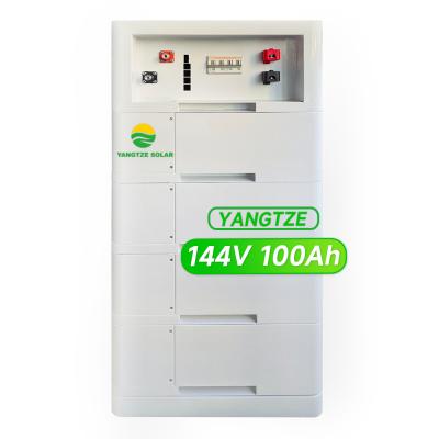 China 144V 100Ah 15KWh Stackable Lithium Batteries System for sale