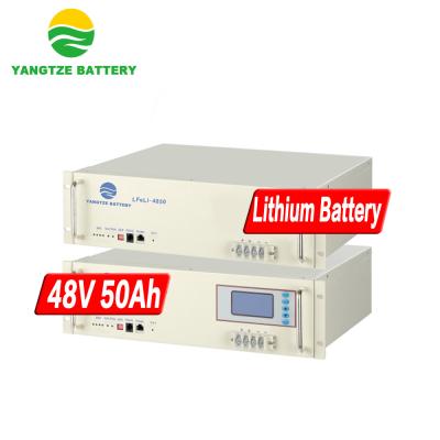 China Residential 48V 50ah Lithium Ion Solar Battery 51.2V 29kg Black for sale