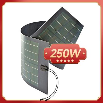 China 250W Flexible CIGS Solar Cell Solar Flex Panel With Mounting Bracket for sale